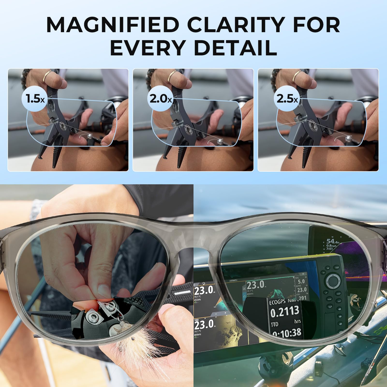 KastKing Alsea Polarized Bifocal Sports Sunglasses With PuriVex Protective Lens Coating,Grilamid Frame,Women Sunglasses - Image 3
