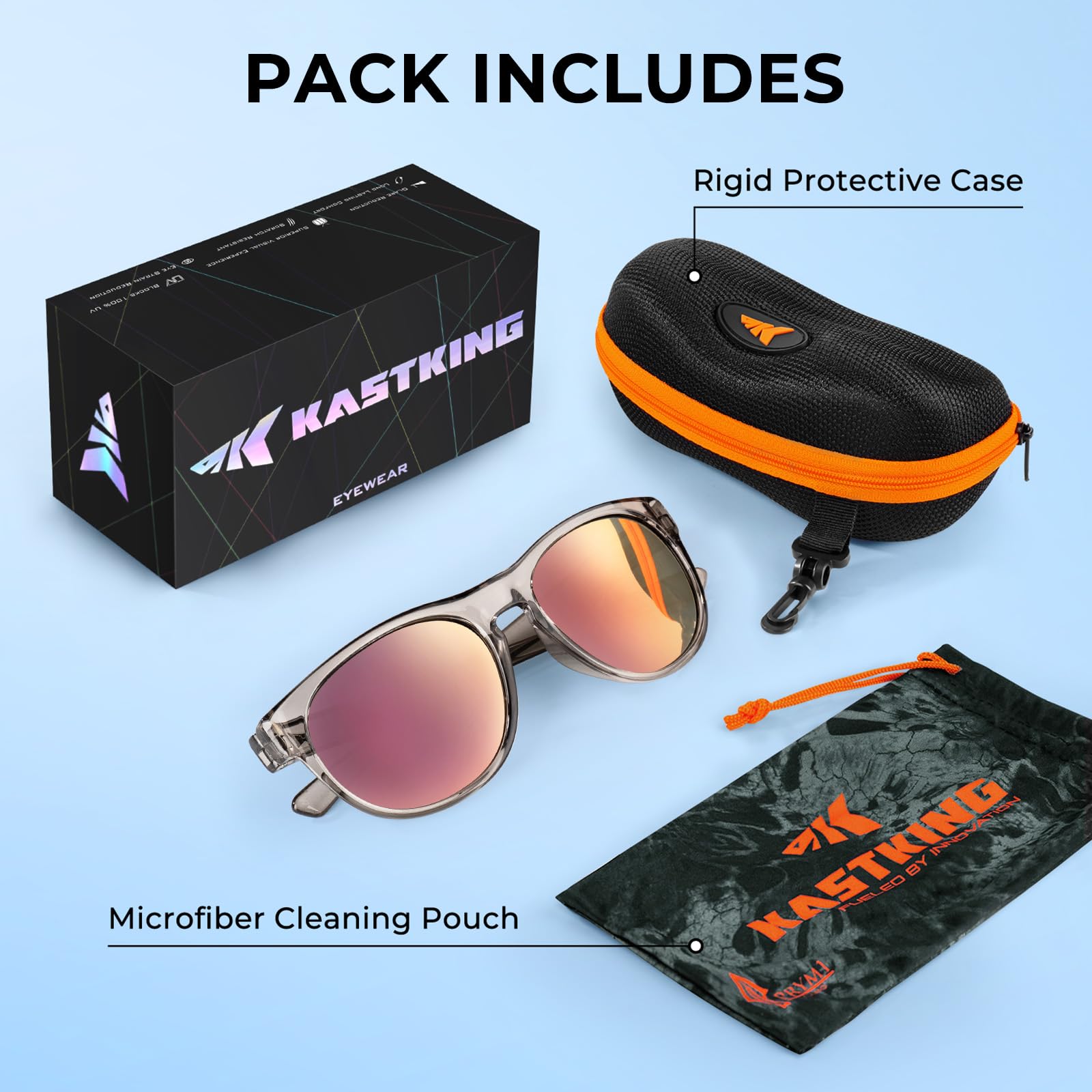 KastKing Alsea Polarized Bifocal Sports Sunglasses With PuriVex Protective Lens Coating,Grilamid Frame,Women Sunglasses - Image 7