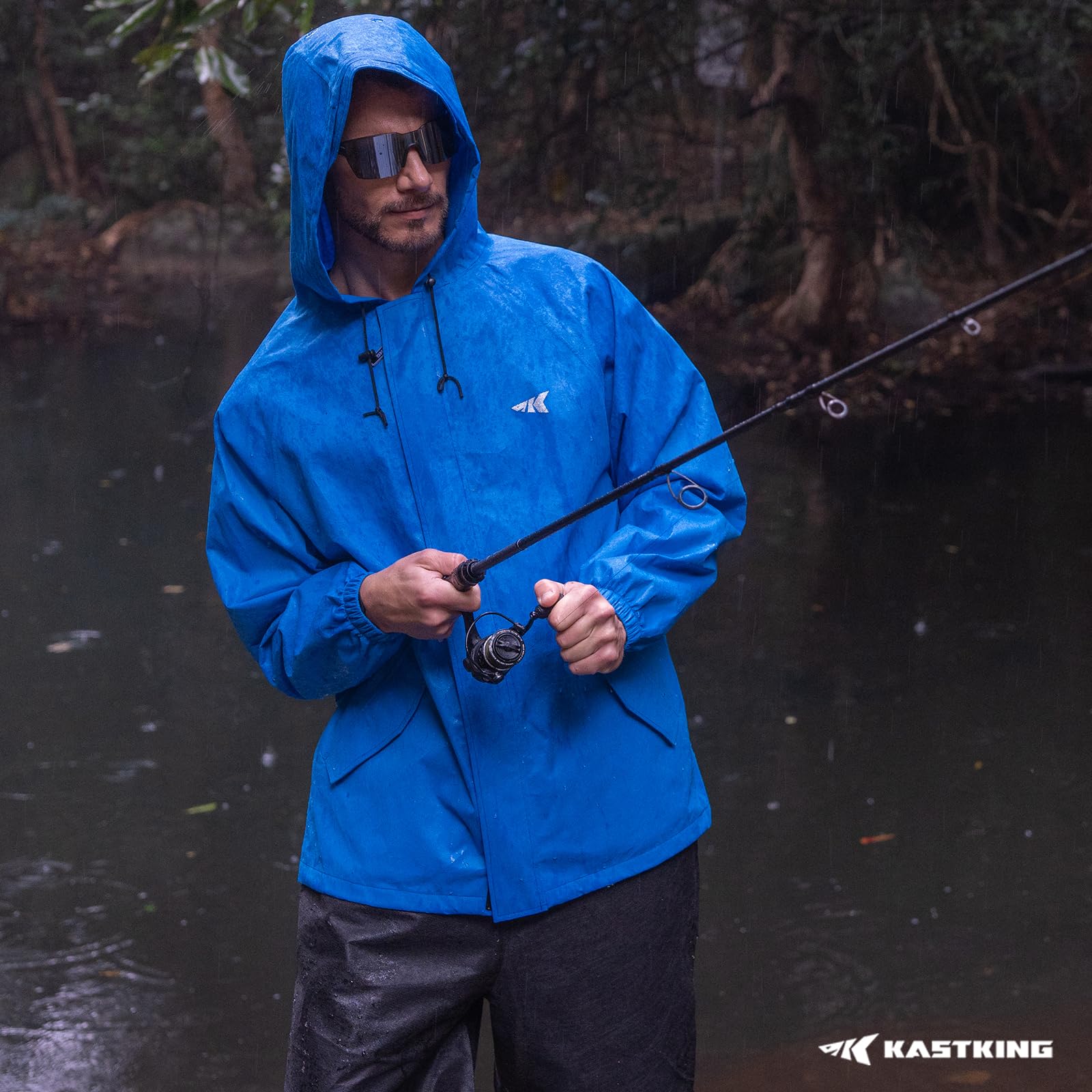 KastKing AquaLite Waterproof Rain Suit for Men and Women, Loose Fit, Lightweight, Durable Outdoor Gear for Fishing, Hiking - Image 6