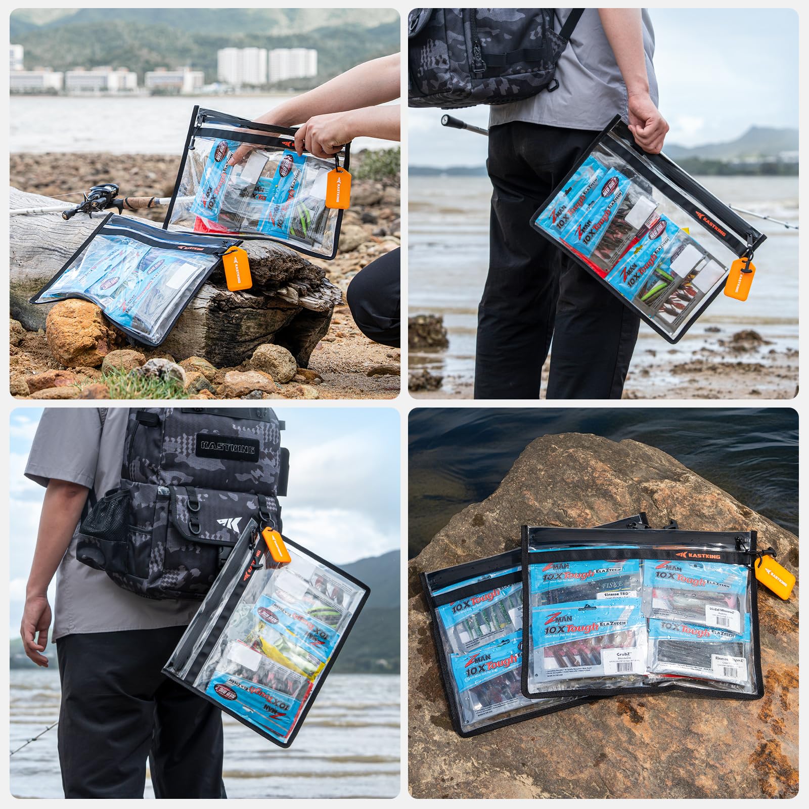 KastKing BaitShield Tackle Storage Bag, Fishing Tackle Bag, Sealed Edges, Water-Resistant Protection, Durable & Tough Build, Large Capacity - Image 7