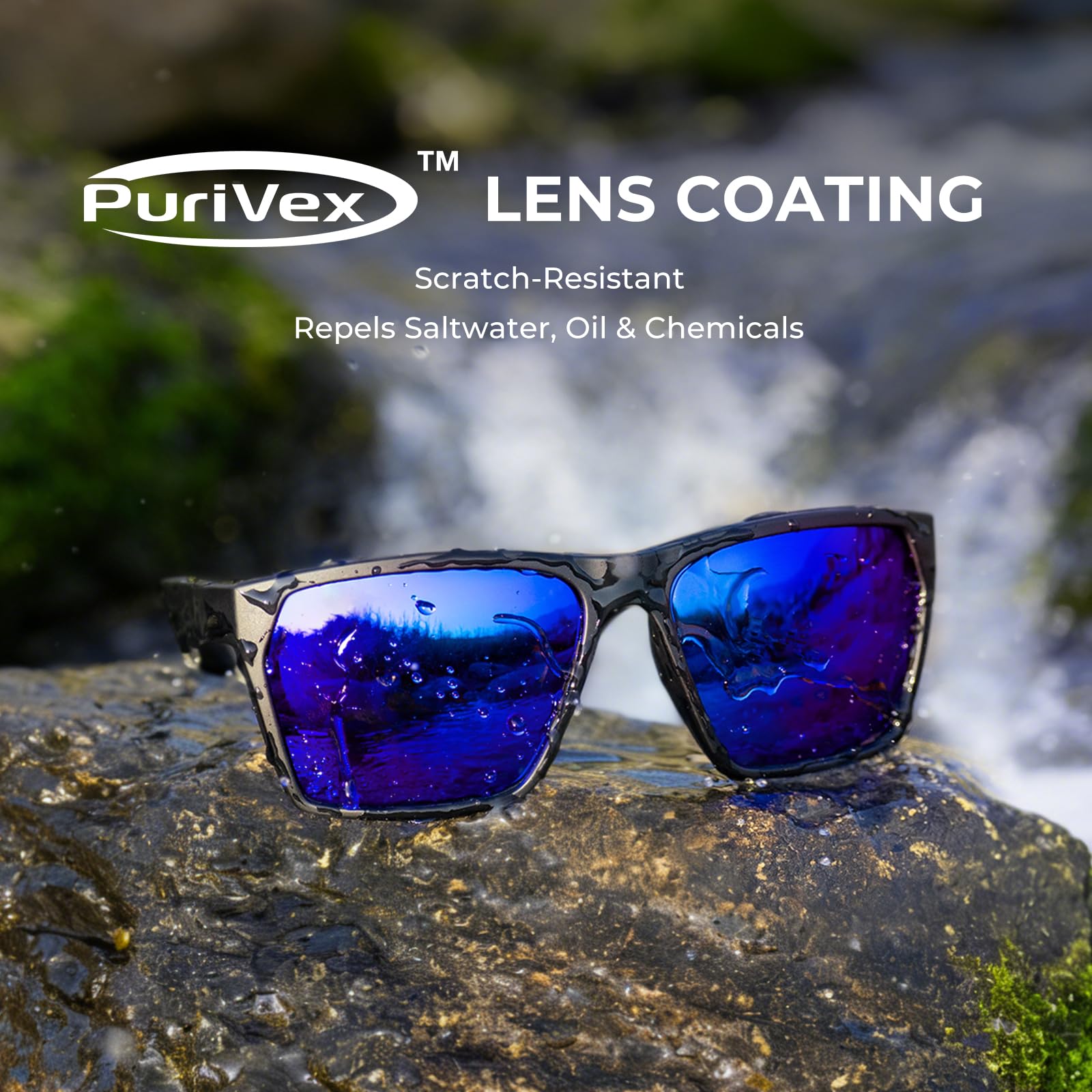 KastKing Beartrap Polarized Sports Fishing Sunglasses, With PuriVex Protective Lens Coating, Wayfarer Design, Men Women - Image 4