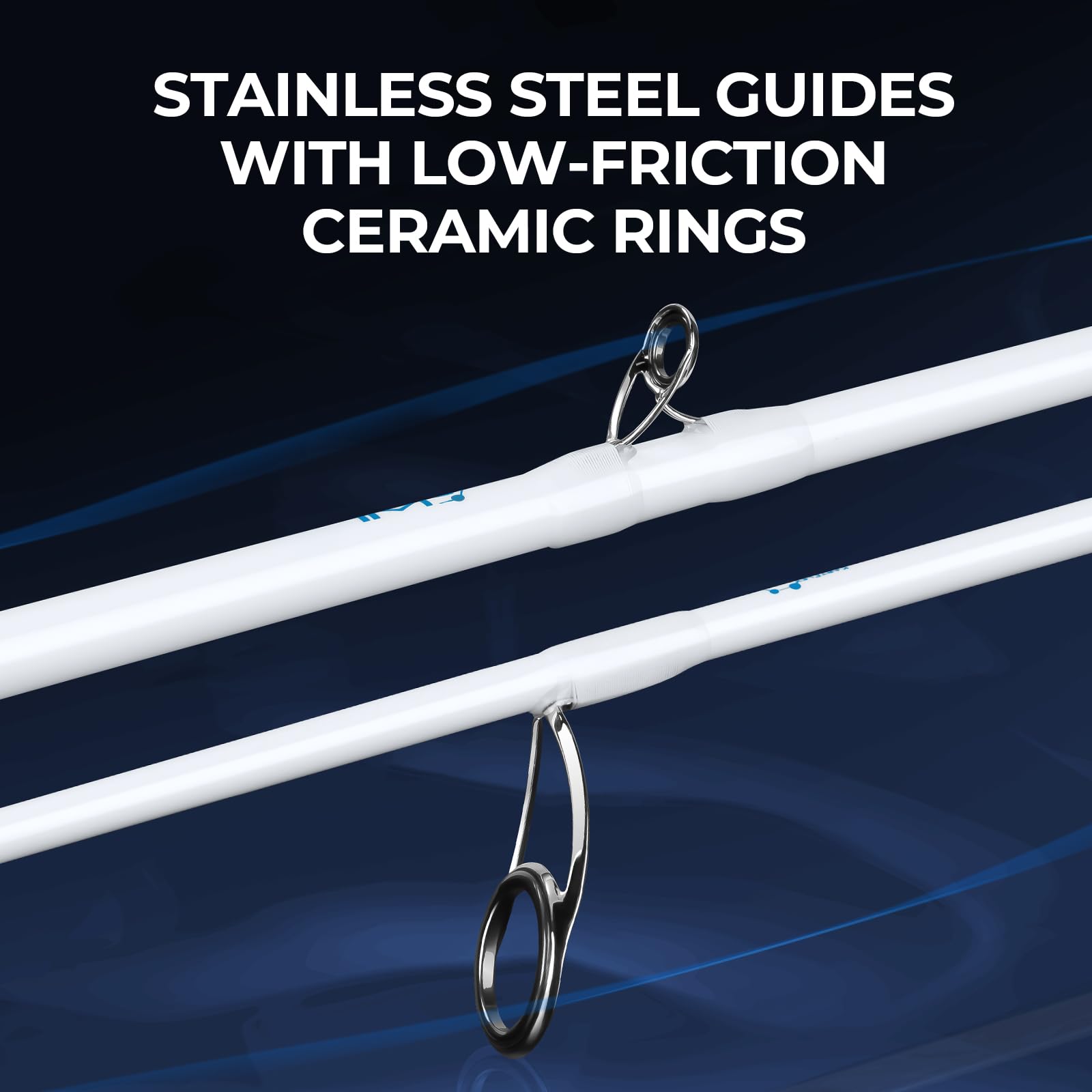 KastKing Centron Lite Travel Fishing Rod and Reel Combo, Packable Twin-Tips Spinning & Baitcaster Combos, Lightweight IM6 Graphite, Portable Multi-Piece Kit for Freshwater Saltwater Bass Trout - Image 10