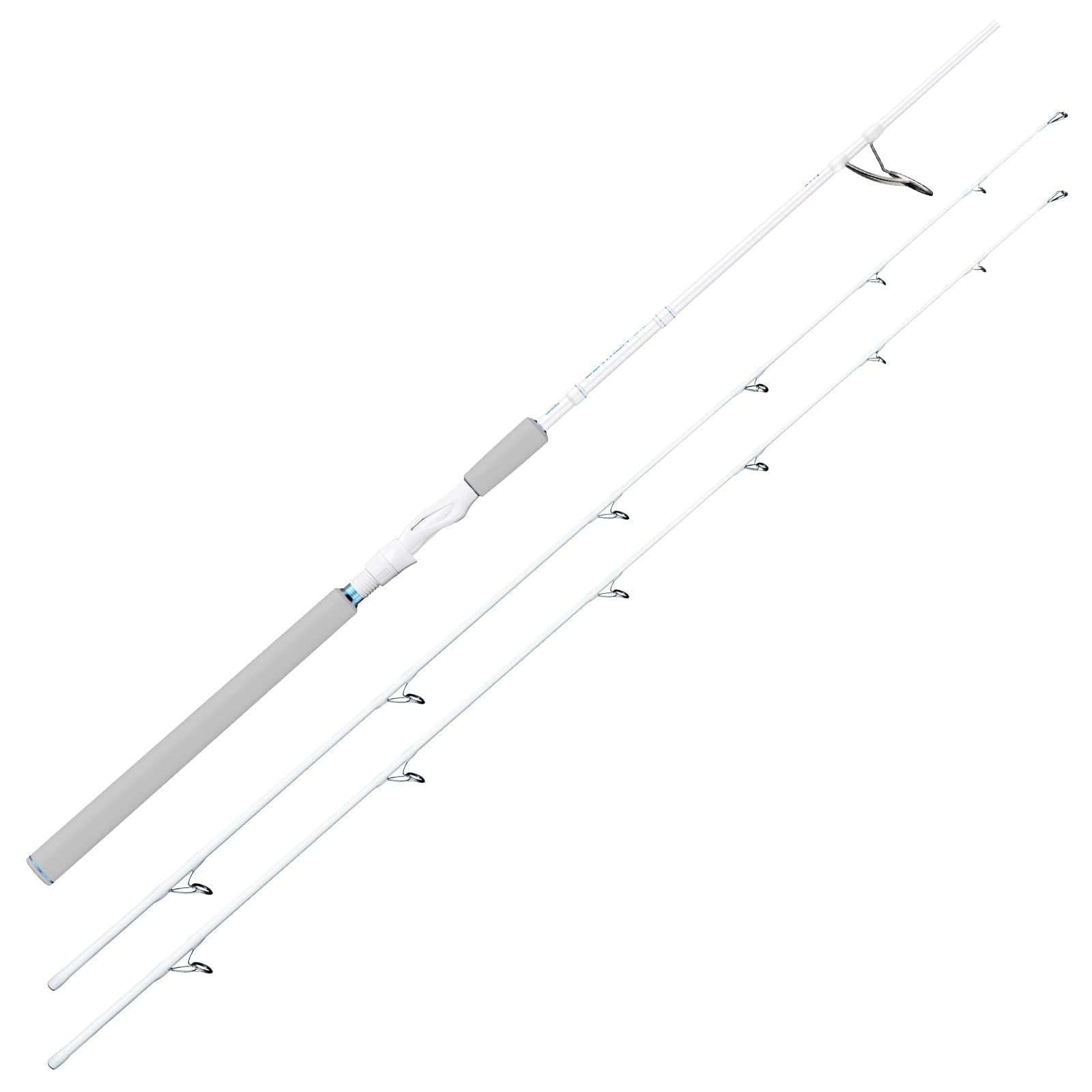 KastKing Centron Lite Twin Tip Rods, IM6 Graphite Blanks, Twin Tip Rods, Stainless Steel Guides with Ceramic Rings, Split or Full Rear EVA Handle Design, Drop Shot Hook Keeper - Image 9