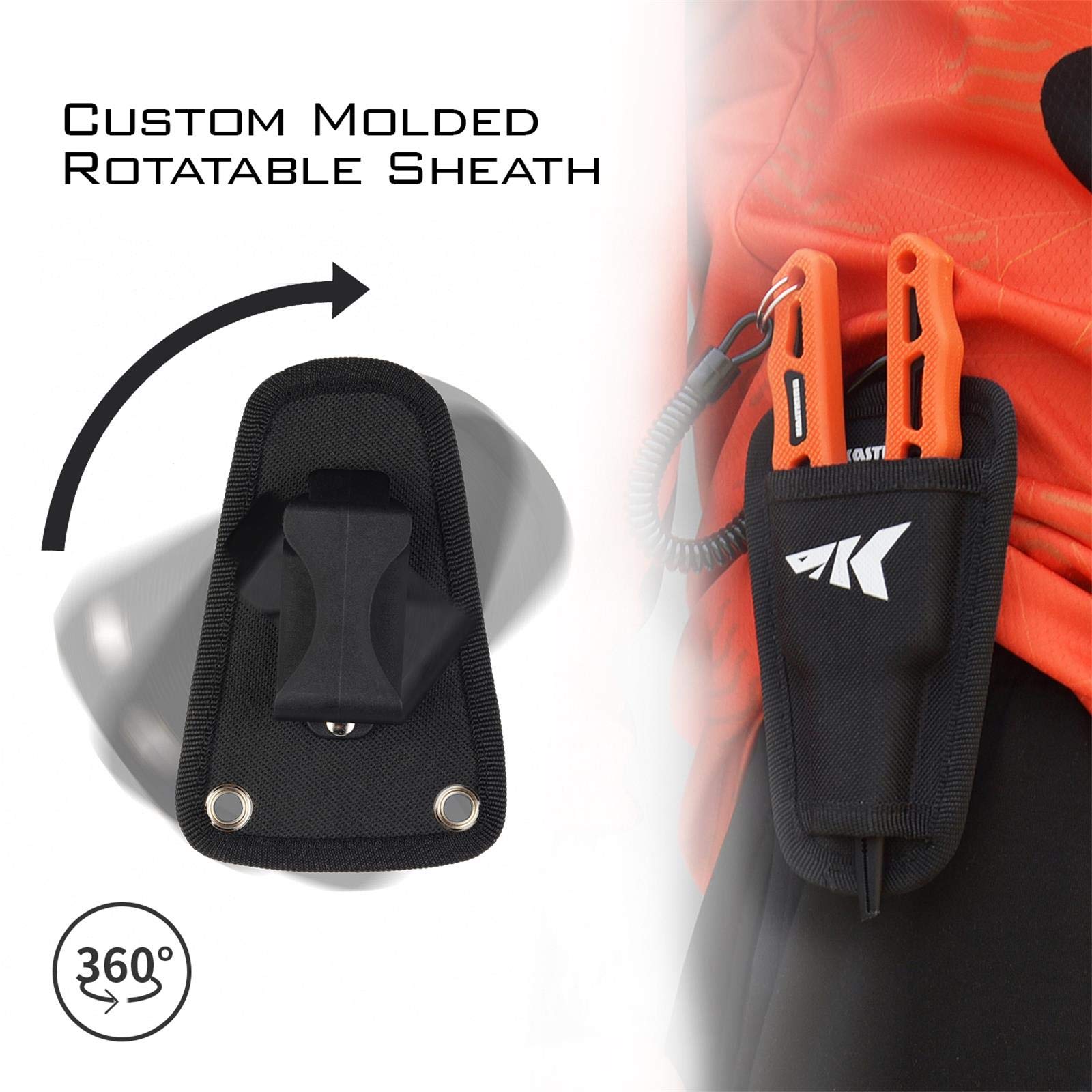 KastKing Cutthroat 7 inch Fishing Split Ring Pliers, 420 Stainless Steel Fishing Tools, Saltwater Resistant Fishing Gear, Tungsten Carbide Cutters - Image 6