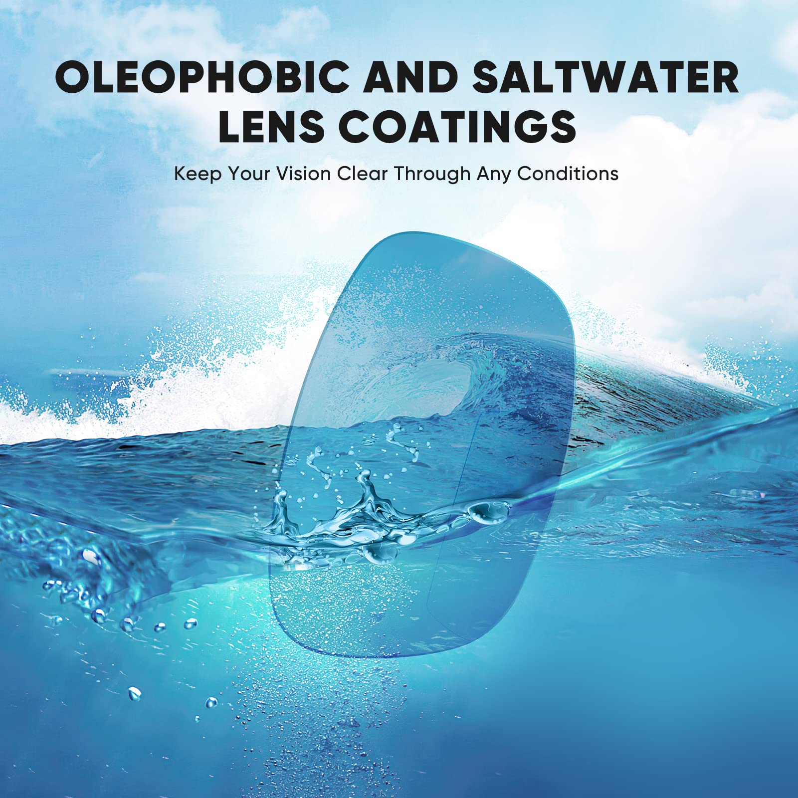 KastKing Ellijay Bifocal Polarized Sunglasses, Bi-Focal x1.5 x2.0 x2.5 Magnifications, Wrap Sport Reader Sunglasses - Image 6