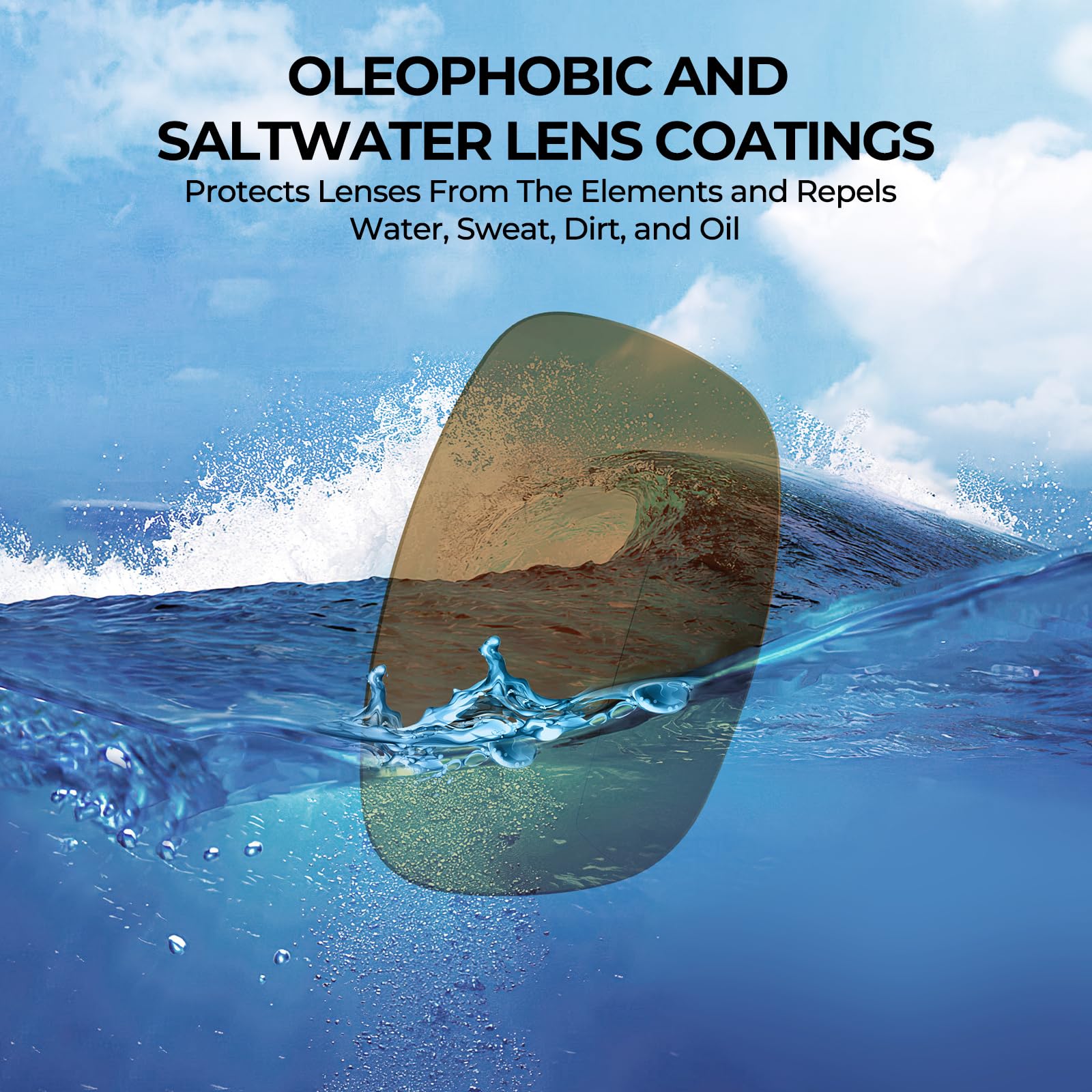 KastKing Estero Polarized Sunglasses,Bi-Focal x1.5x2.0x2.5 Magnifications,Wrap Frame Sport Reader Sunglasses for Men&Women - Image 6