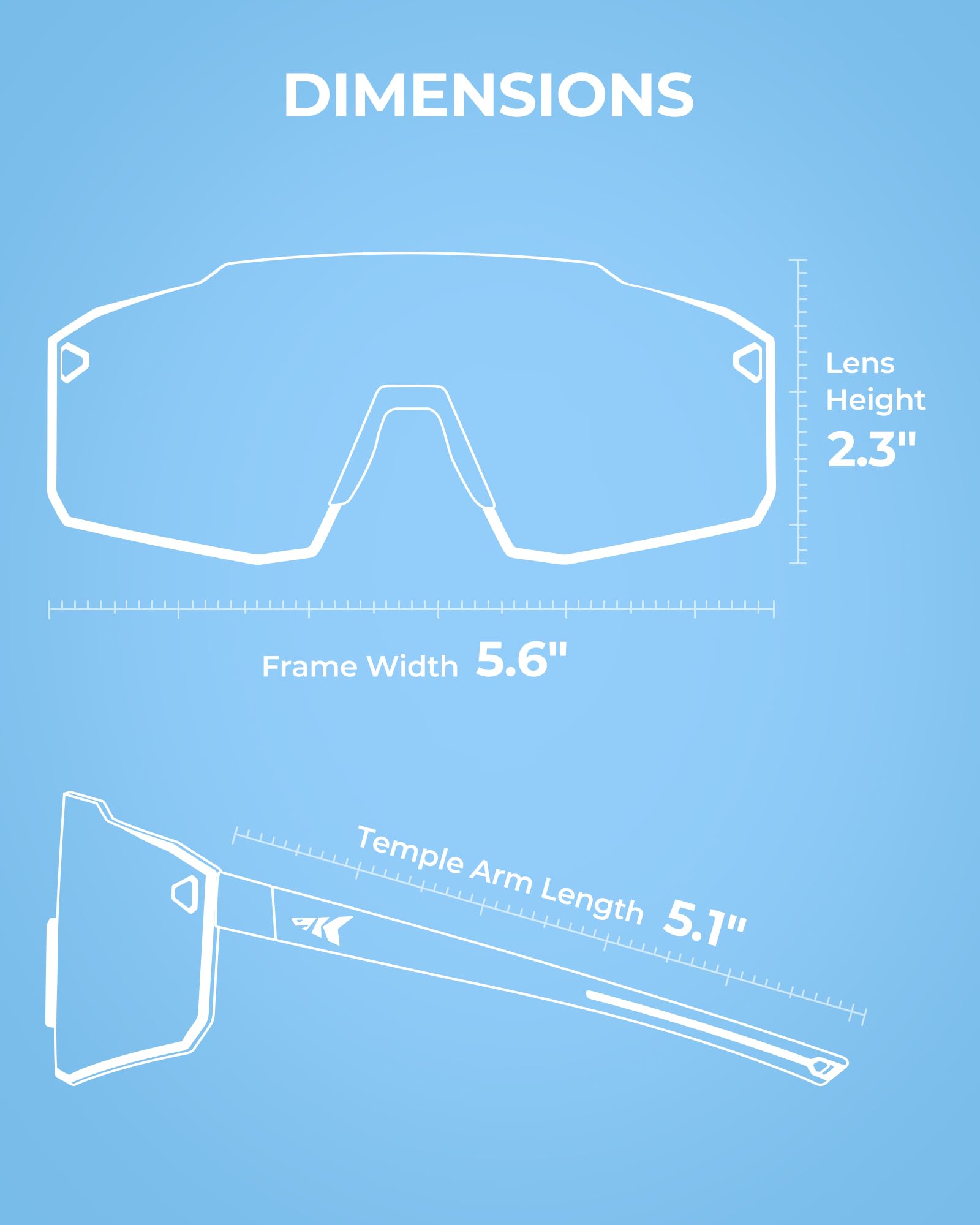 KastKing Etowah Polarized Sports Fishing Sunglasses, With PuriVex Protective Lens Coating, Rimless Wrap Design, Men Women - Image 7