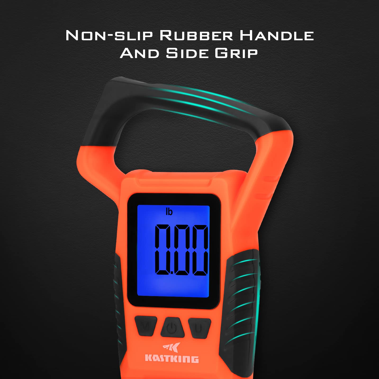 KastKing Fish Scale, WideView Floating Waterproof Digital Scale, 2.5” Large LCD Display, 110lb Capacity, Multi-Mode Pound/Ounces & Kilograms, Stores up to 9 Weights, Fishing Gifts for Men - Image 5