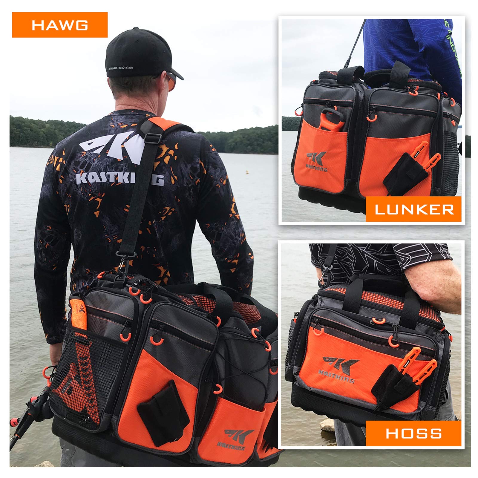 KastKing Fishing Gear & Tackle Bags - Saltwater Resistant Fishing Bags - Fishing Tackle Storage Bags - Image 8