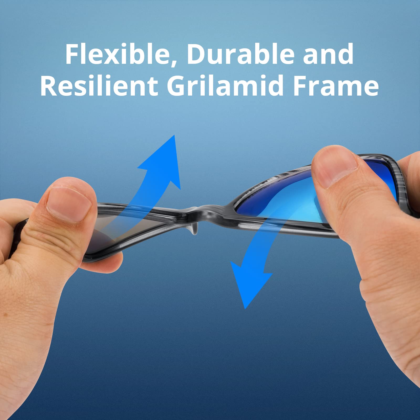 KastKing FlatRock Polarized Sport Sunglasses for Men and Women, Ideal for Driving Fishing Cycling Running, UV Protection - Image 6