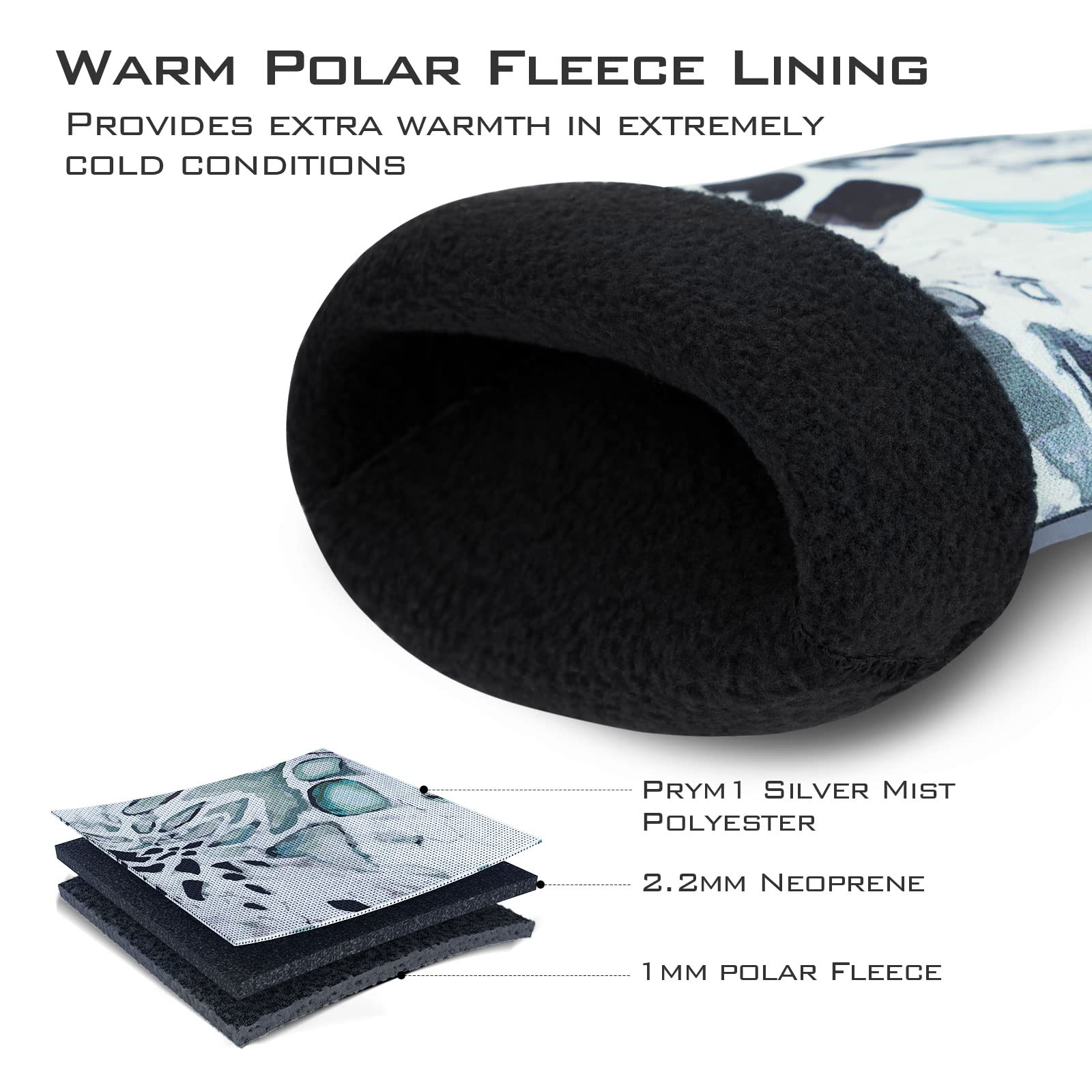 KastKing IceRiver Fishing Gloves, 100% Waterproof Gloves for Men & Women, Cold Weather Fishing & Outdoor Sports, Ideal for Ice Fishing & Winter Activities - Image 3