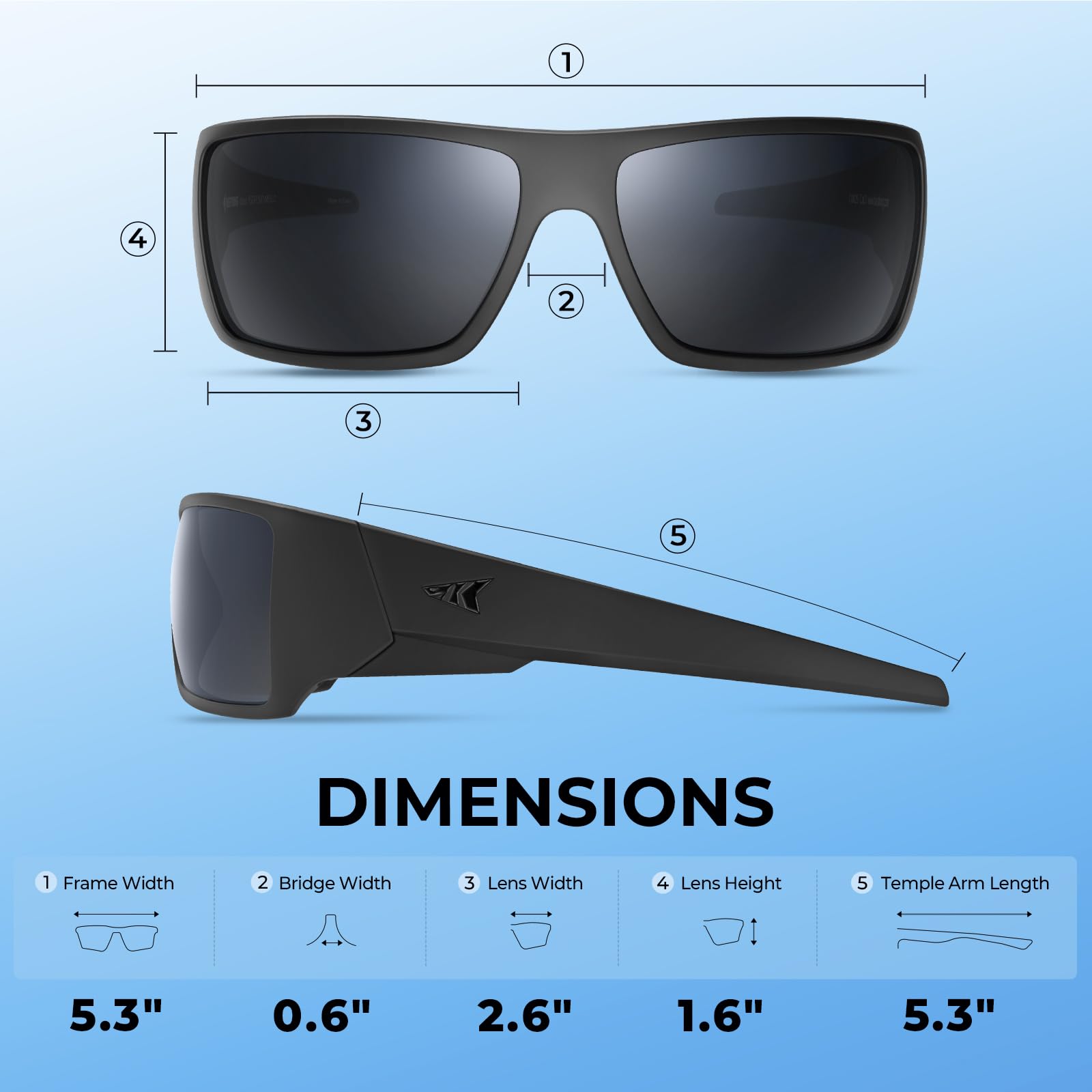 KastKing Iditarod Polarized Sport Sunglasses,PuriVex Protective Lens Coating Fishing Sunglasses For Driving Cycling Running - Image 7