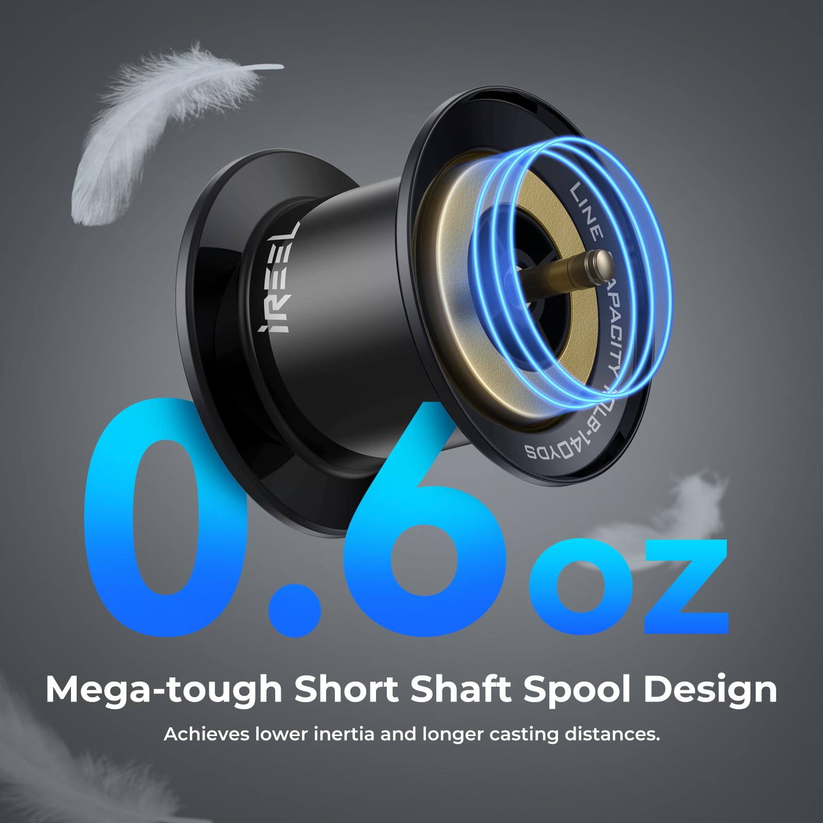 KastKing iReel 2 Phantom Black Fishing Reel, IFC Digital Brake, Six Preset Casting Modes, Unlimited Customizable Adjustments, Bluetooth Pairing, 100% Magnesium Frame, Larger Axis Eye Line Guide - Image 13