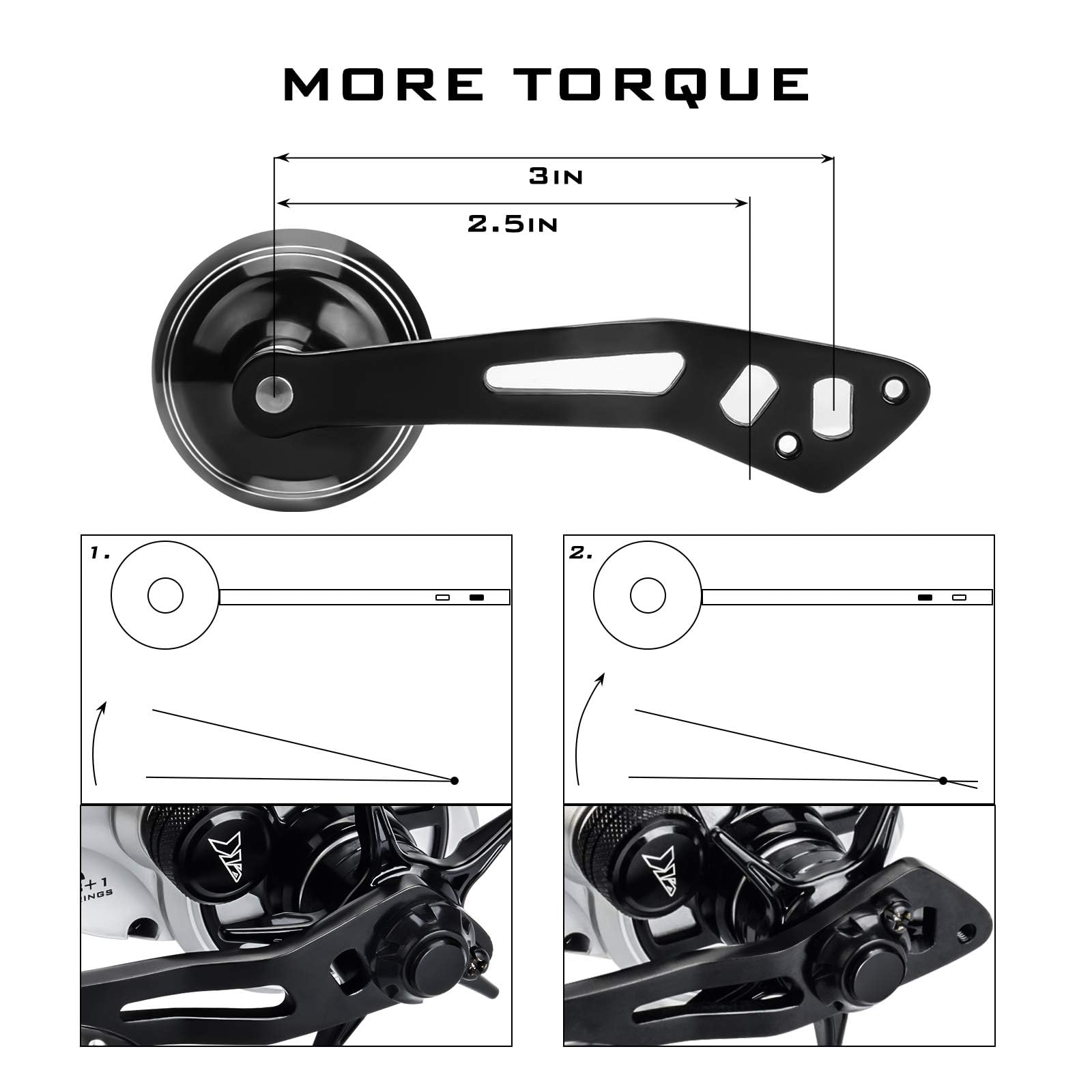 KastKing Kapstan Elite 300 Baitcasting Fishing Reel, Low Profile, Large Capacity Casting Reel, Graphite Frame, 35 lbs. Drag 5.4:1 Ratio, 8+1 Double Shielded/SS BB Centrifugal Braking - Image 4