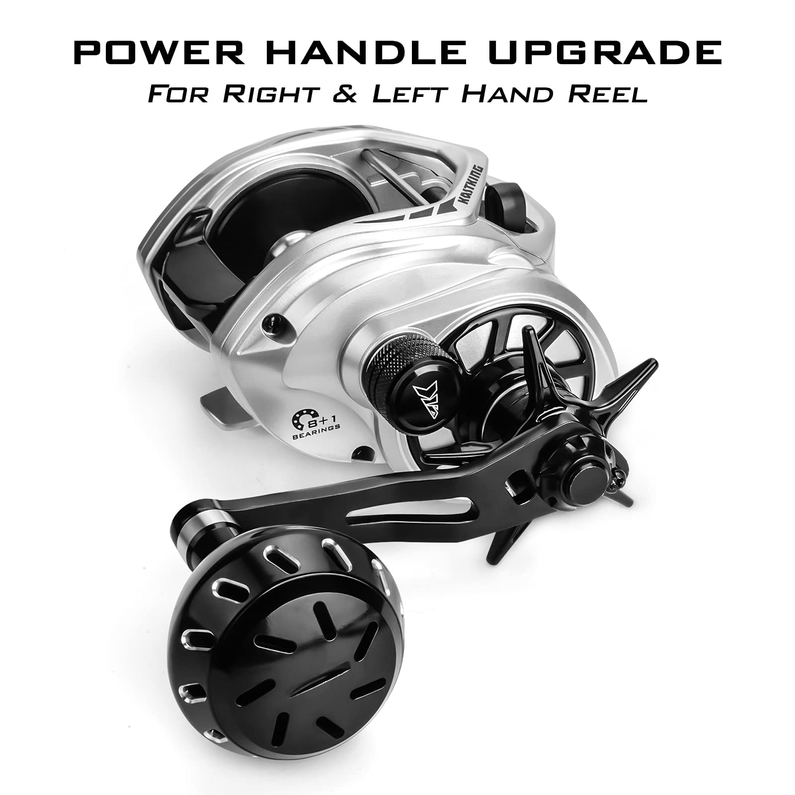 KastKing Kapstan Elite 300 Baitcasting Fishing Reel, Low Profile, Large Capacity Casting Reel, Graphite Frame, 35 lbs. Drag 5.4:1 Ratio, 8+1 Double Shielded/SS BB Centrifugal Braking - Image 5