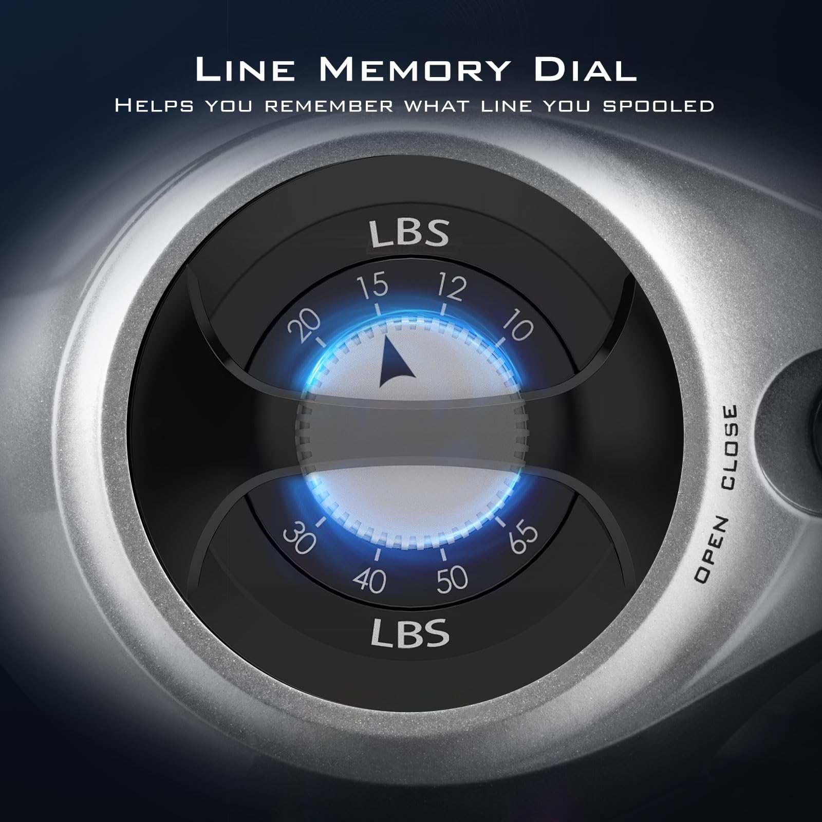 KastKing Kapstan Elite 300 Baitcasting Fishing Reel, Low Profile, Large Capacity Casting Reel, Graphite Frame, 35 lbs. Drag 5.4:1 Ratio, 6+1 Double Shielded/SS BB Centrifugal Braking, Aluminum Handle - Image 10