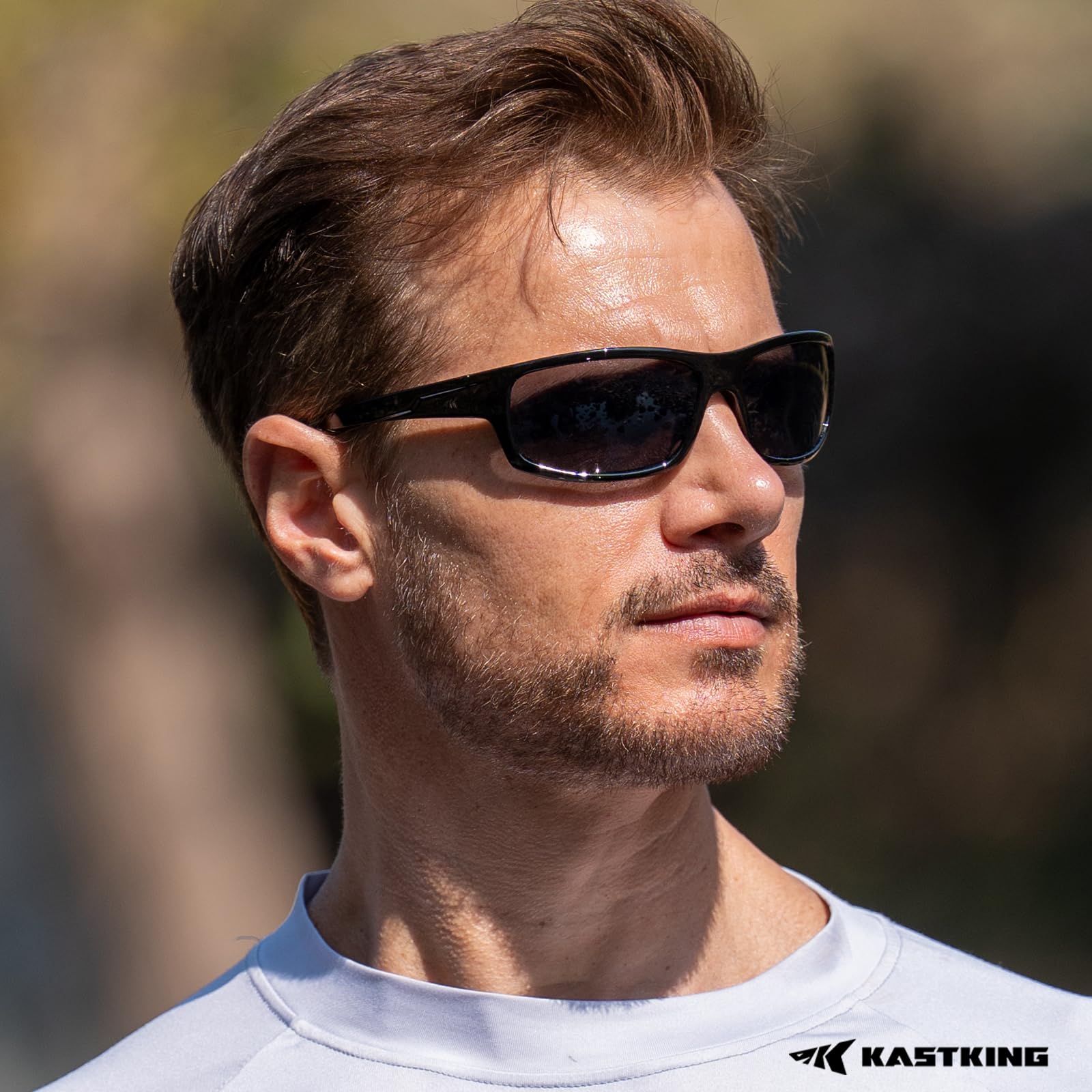 KastKing Kateel Sport Sunglasses, Full Wrap Design, PuriVex Protective Coating, Lightweight Grilamid Frame, UV Protection - Image 8