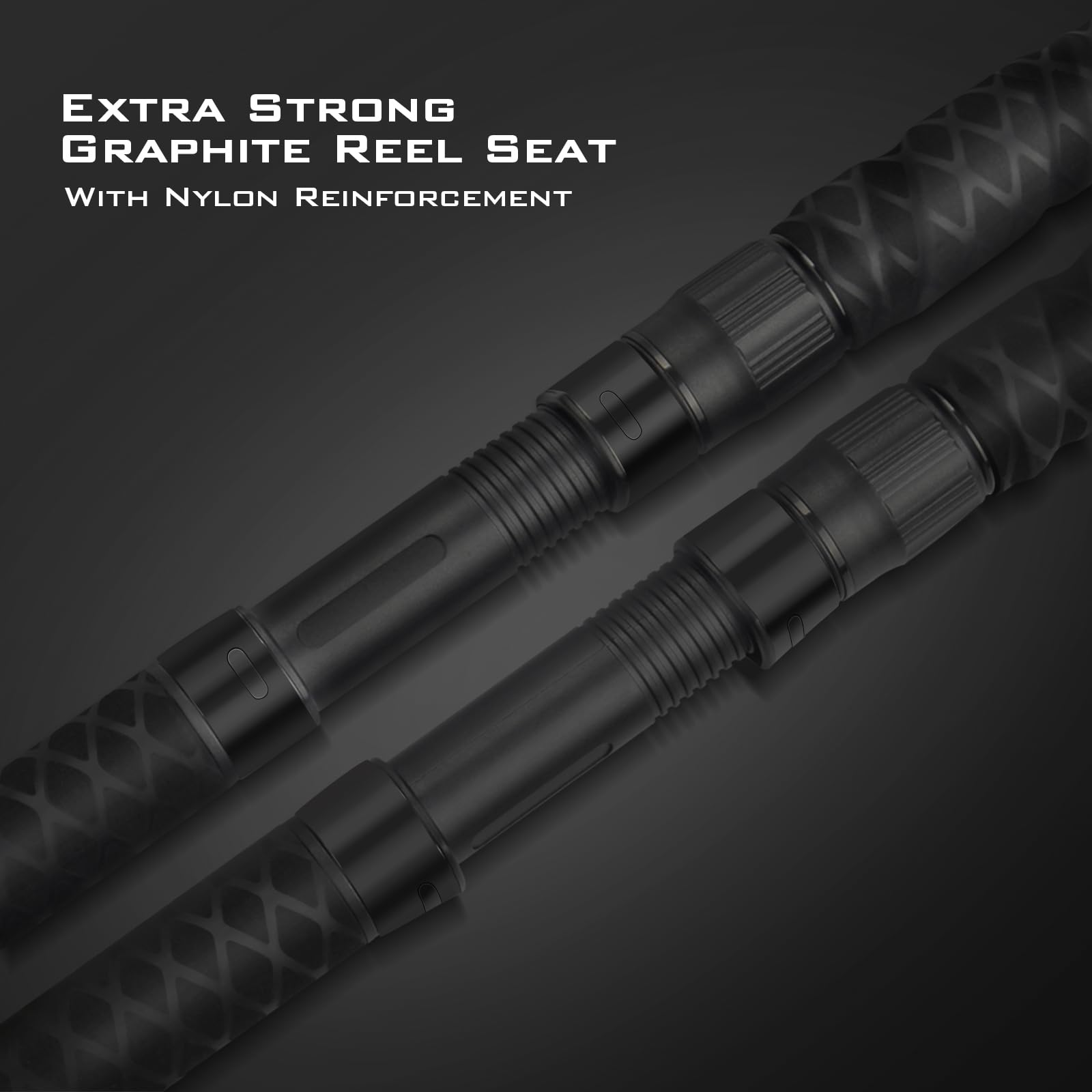 KastKing KONG Fishing Rod, Powerful, Lightweight S-Curve Graphite Rod Blanks, Nano Resin Technology, Stainless-Steel Double-Foot Guides w/Titanium Oxide Rings, Non-Slip Handles, Chartreuse Strike Tips - Image 7