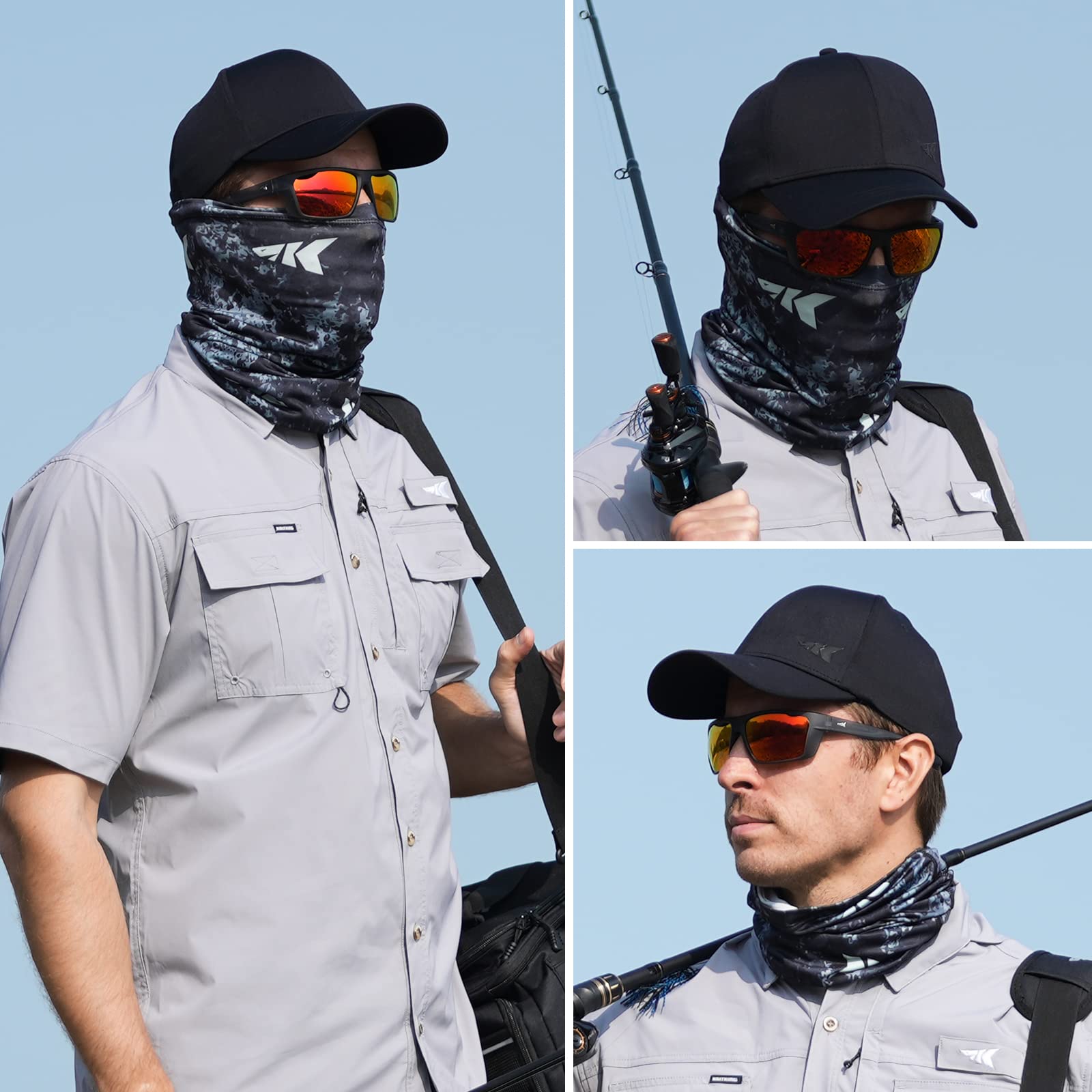 KastKing La Sal Neck Gaiter-UPF 50+ Balaclava Face Mask,Neck Gaiter for Men and Women,Face Cover Shield for Fishing,Hiking - Image 7