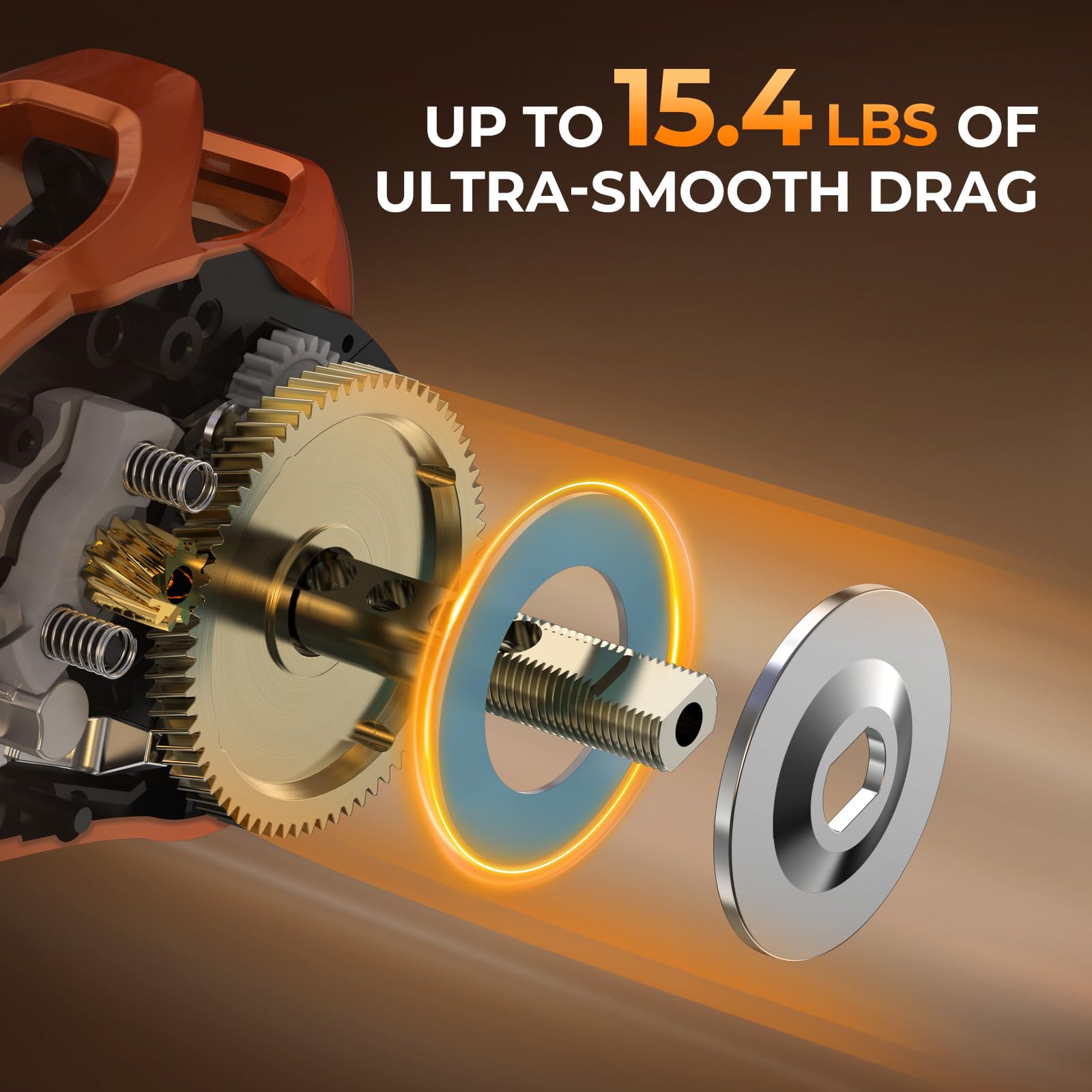 KastKing Lethal Blaze Twin-tip Fishing Rod and Reel Combo, Spinning & Baitcaster Combo, Flame Pattern Design, IM6 Graphite 2Pc Rod with Backup Tip Section, Stainless-Steel Guides, EVA Handle - Image 7