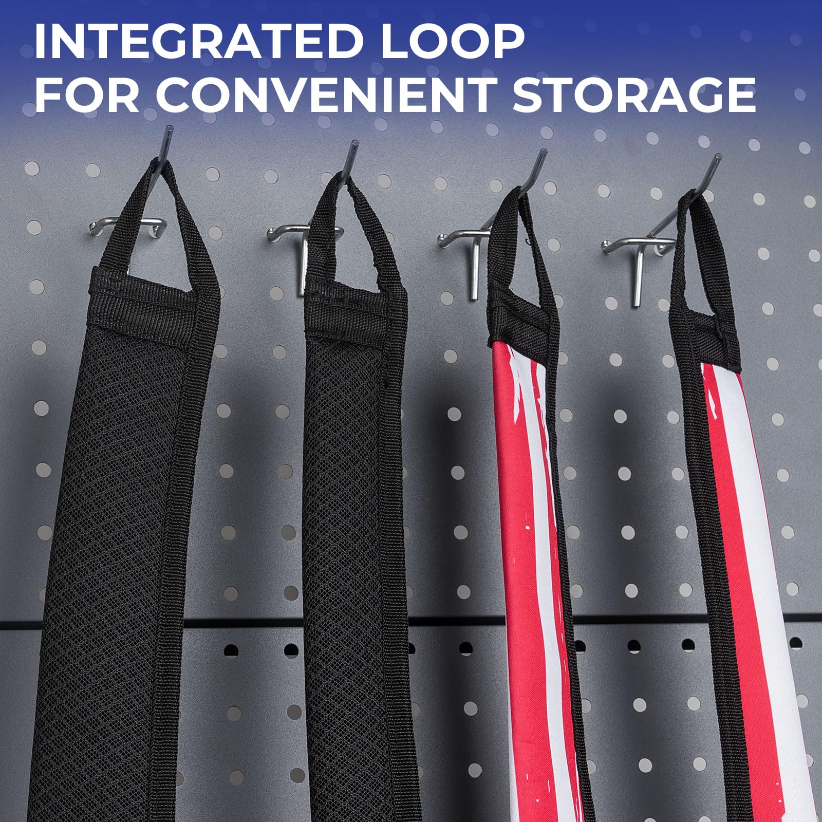 KastKing MeshGuard Rod Socks, Fishing Rod Sleeve, Neoprene Fishing Pole Sleeve, Fishing Rod Covers, Built-in Hanging Loop & Adjustable Lanyard, Fits Casting, Spinning, & Fly Rods - Image 5