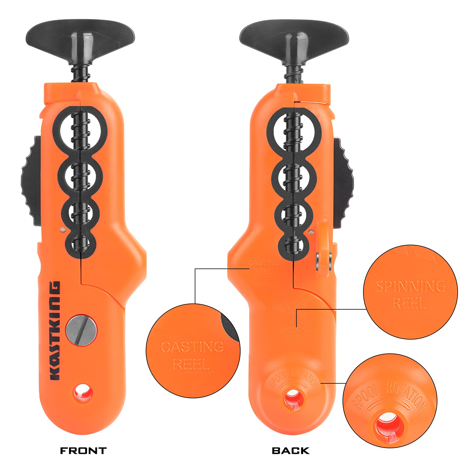 KastKing Patented Radius Line Spooler, Compact Fishing Line Spooling Tool for Spinning Reels and Casting Reels – Line Spooler Spools Fishing Reels Without Line Twist, Great Fishing Gifts - Image 9