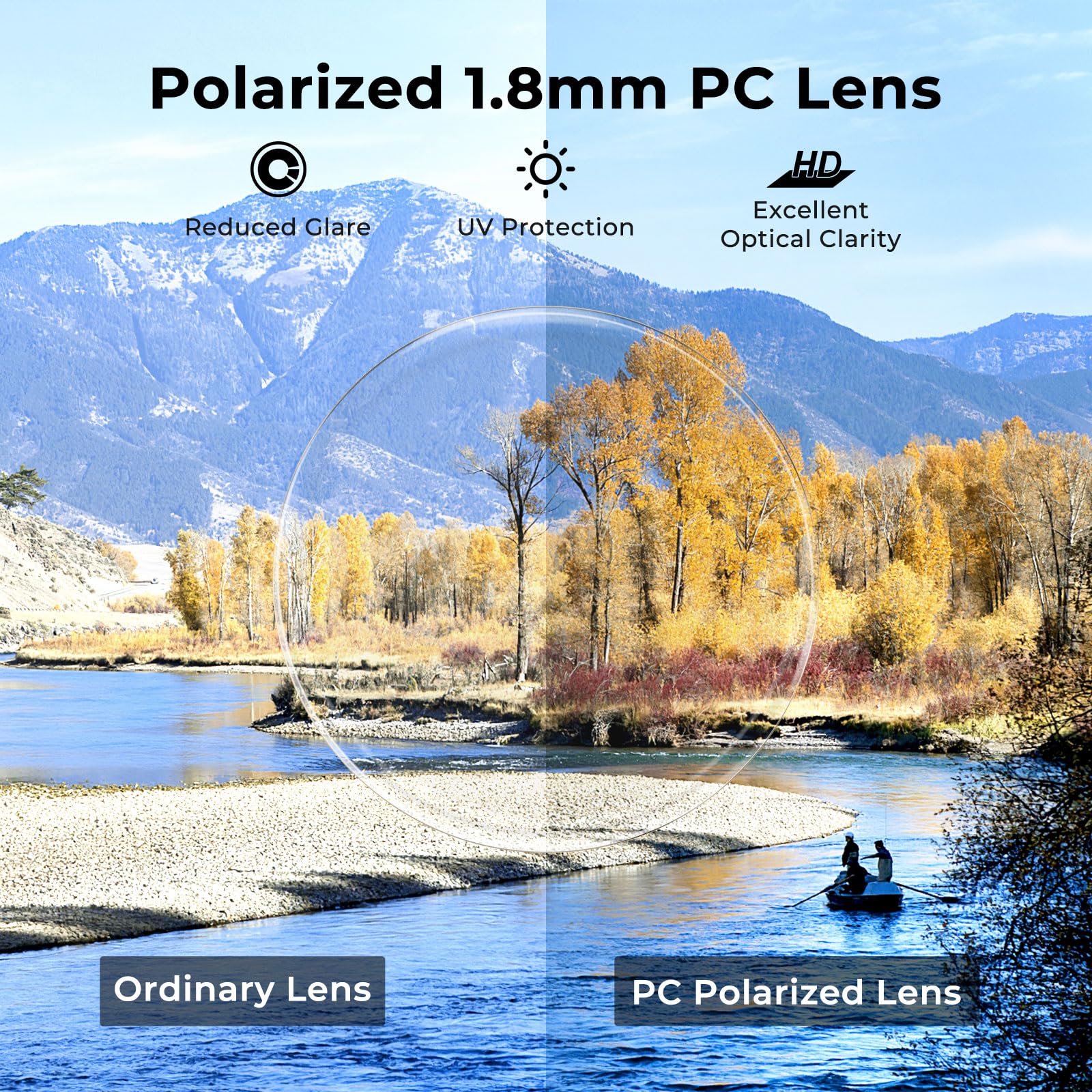 KastKing Pecos Bifocal Polarized Sunglasses, Bi-Focal x1.5 x2.0 x2.5 Magnifications, Sport Reader Sunglasses, UV Protection - Image 3