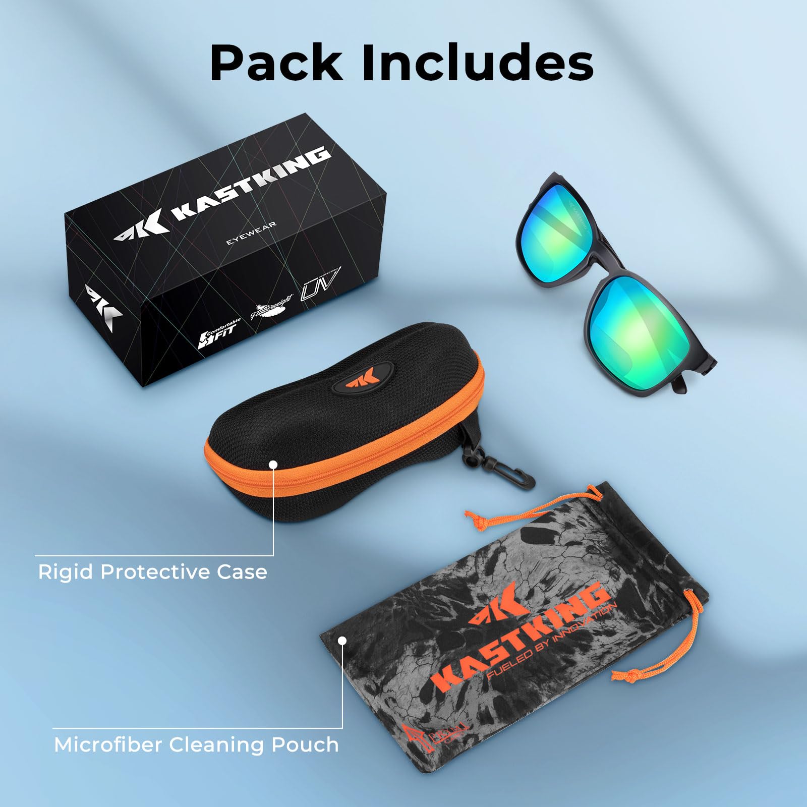 KastKing Pecos Bifocal Polarized Sunglasses, Bi-Focal x1.5 x2.0 x2.5 Magnifications, Sport Reader Sunglasses, UV Protection - Image 6