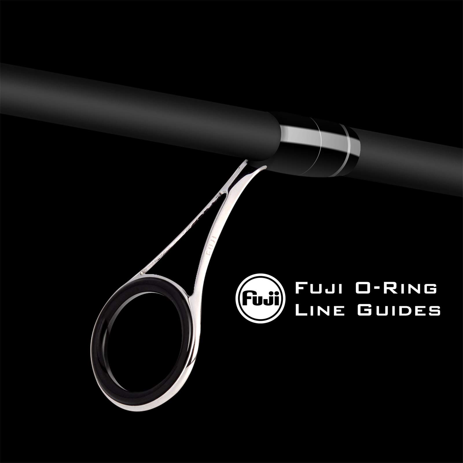 KastKing Perigee II Spinning & Casting Fishing Rods, Fuji O-Ring Line Guides, 24 Ton Carbon Fiber Casting and Spinning Rods - Two Pieces,Twin-Tip Rods - Image 5