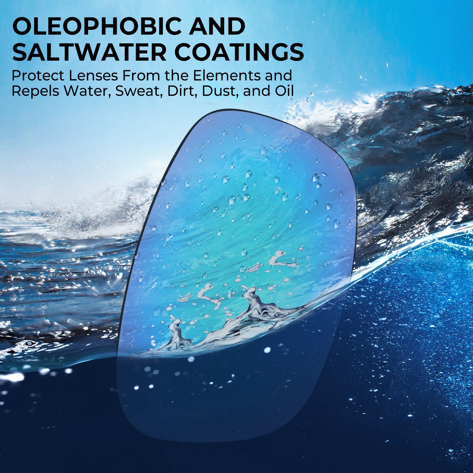 KastKing Raccoon Polarized Sport Sunglasses for Men and Women, Wide Temple Wrap, Ideal for Driving Fishing Cycling Running - Image 5