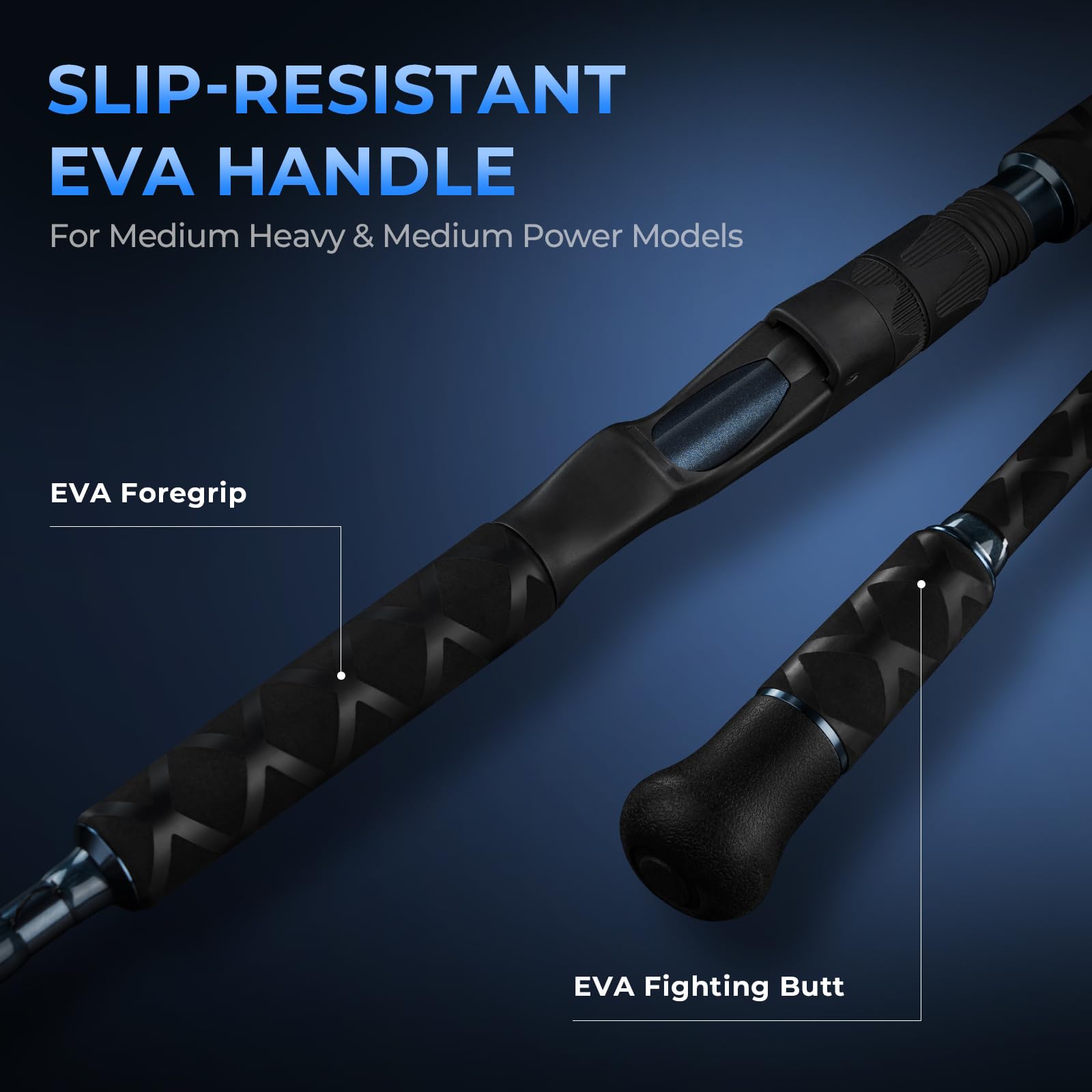 KastKing ReKon Saltwater Fishing Rod and Reel Combo, Fishing Poles & Reels Combo, Graphite Blank, Zirconia Rings, NyliTech Frame & Rotor, EVA Handle, Uplock Reel Seat - Image 10