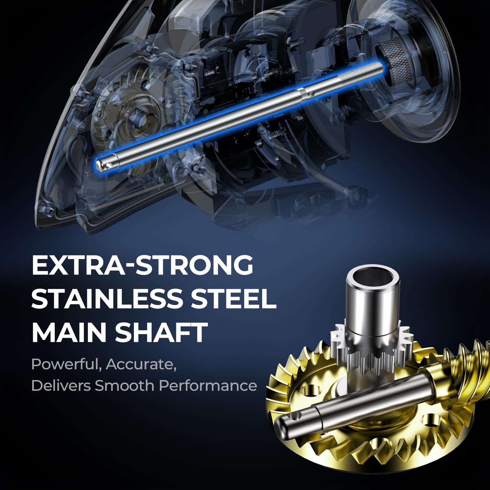 KastKing ReKon Saltwater Fishing Rod and Reel Combo, Fishing Poles & Reels Combo, Graphite Blank, Zirconia Rings, NyliTech Frame & Rotor, EVA Handle, Uplock Reel Seat - Image 4