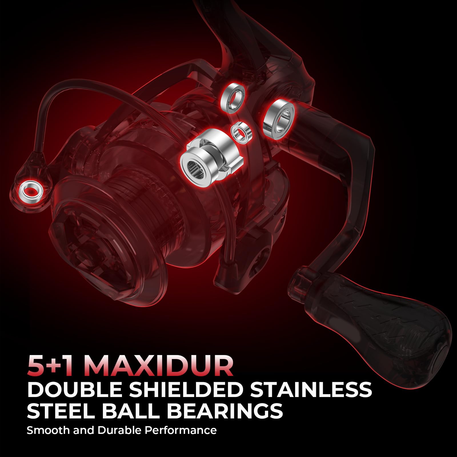 KastKing Royale Legend II Twin Tip Fishing Rod and Reel Combos, Spinning & Casting Combo, IM6 Graphite 2Pc Blanks, Extra Backup Tip Section, Stainless-Steel Guides, KastFlex Technology, EVA Handles - Image 5