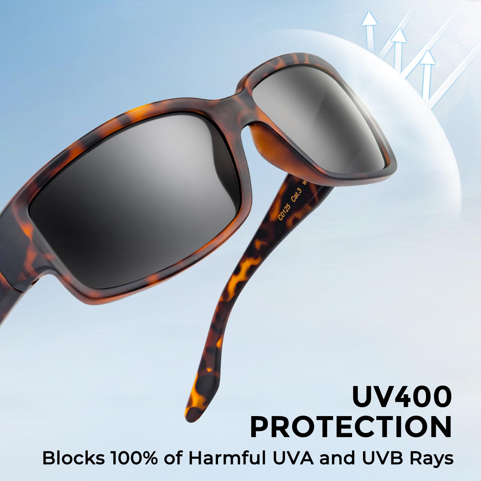 KastKing Skidaway Polarized Sport Sunglasses for Men and Women,Ideal for Driving Fishing Cycling and Running,UV Protection - Image 5