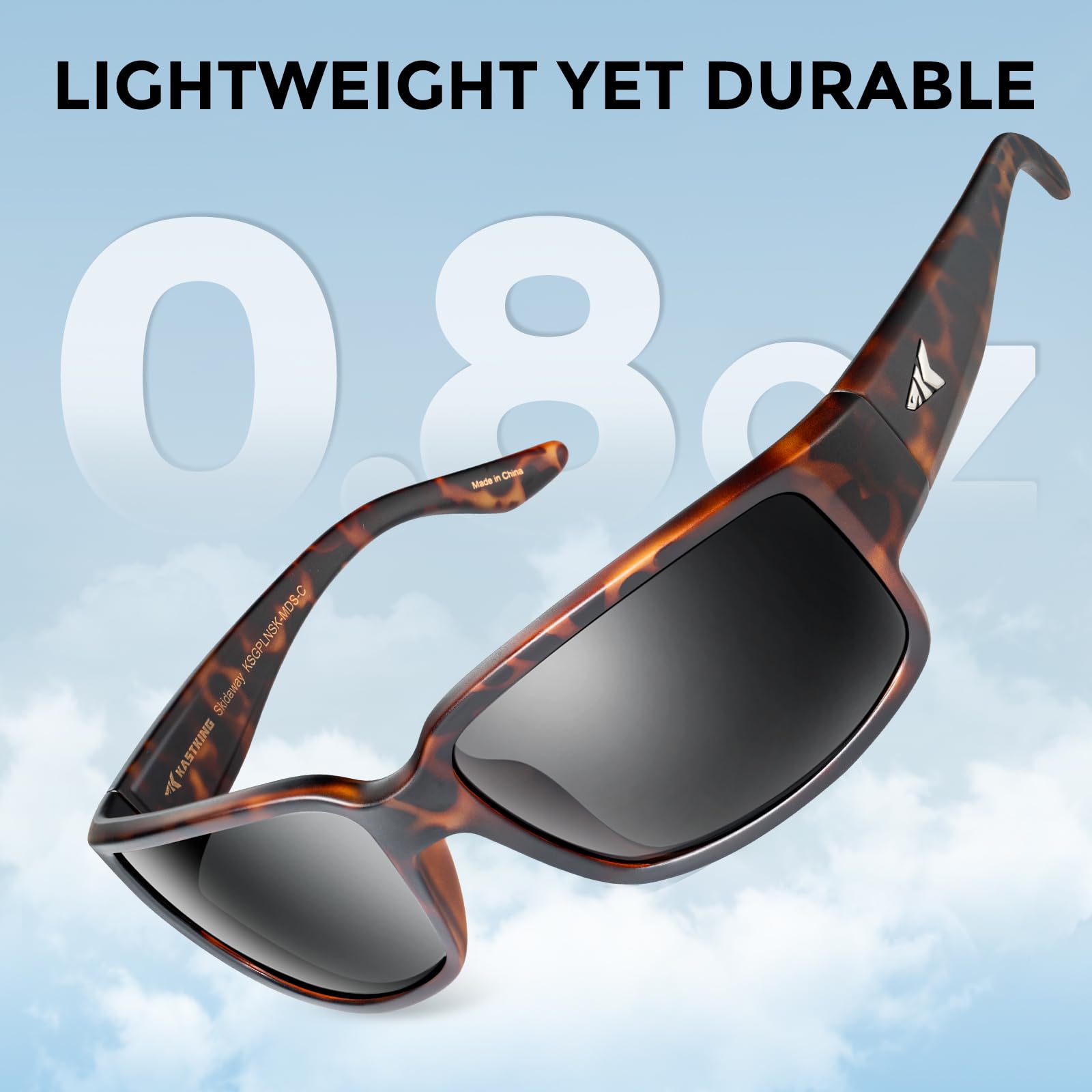 KastKing Skidaway Polarized Sport Sunglasses for Men and Women,Ideal for Driving Fishing Cycling and Running,UV Protection - Image 6