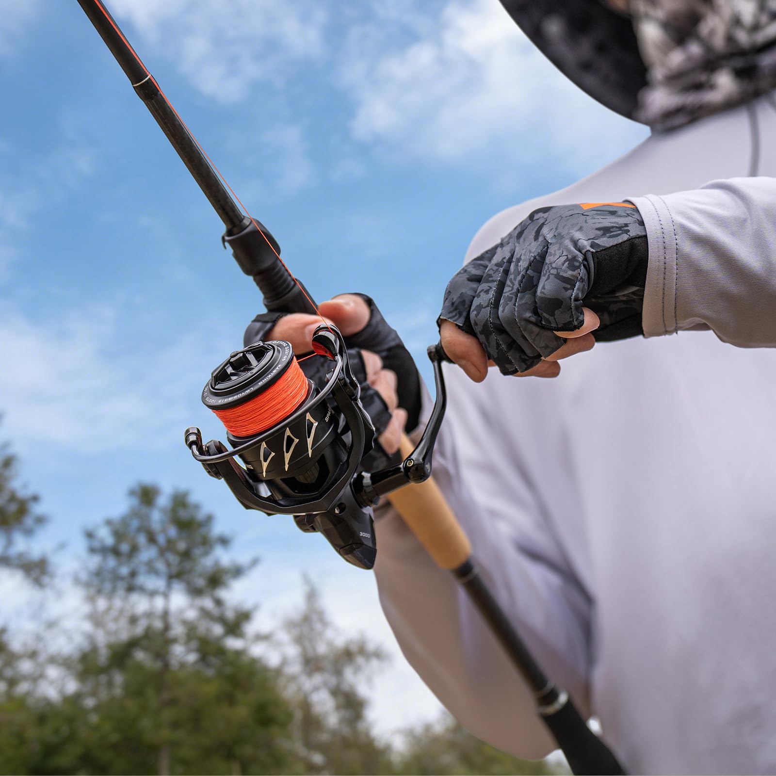 KastKing Spartacus II Plus Twin-Tip Spinning & Casting Rods, IM6 Graphite Blanks, Stainless Steel Frame with Zirconium Oxide Rings, 2-Piece Rods with Extra Tip Section, PTS, No-Slip Grip, Hook Keeper - Image 10