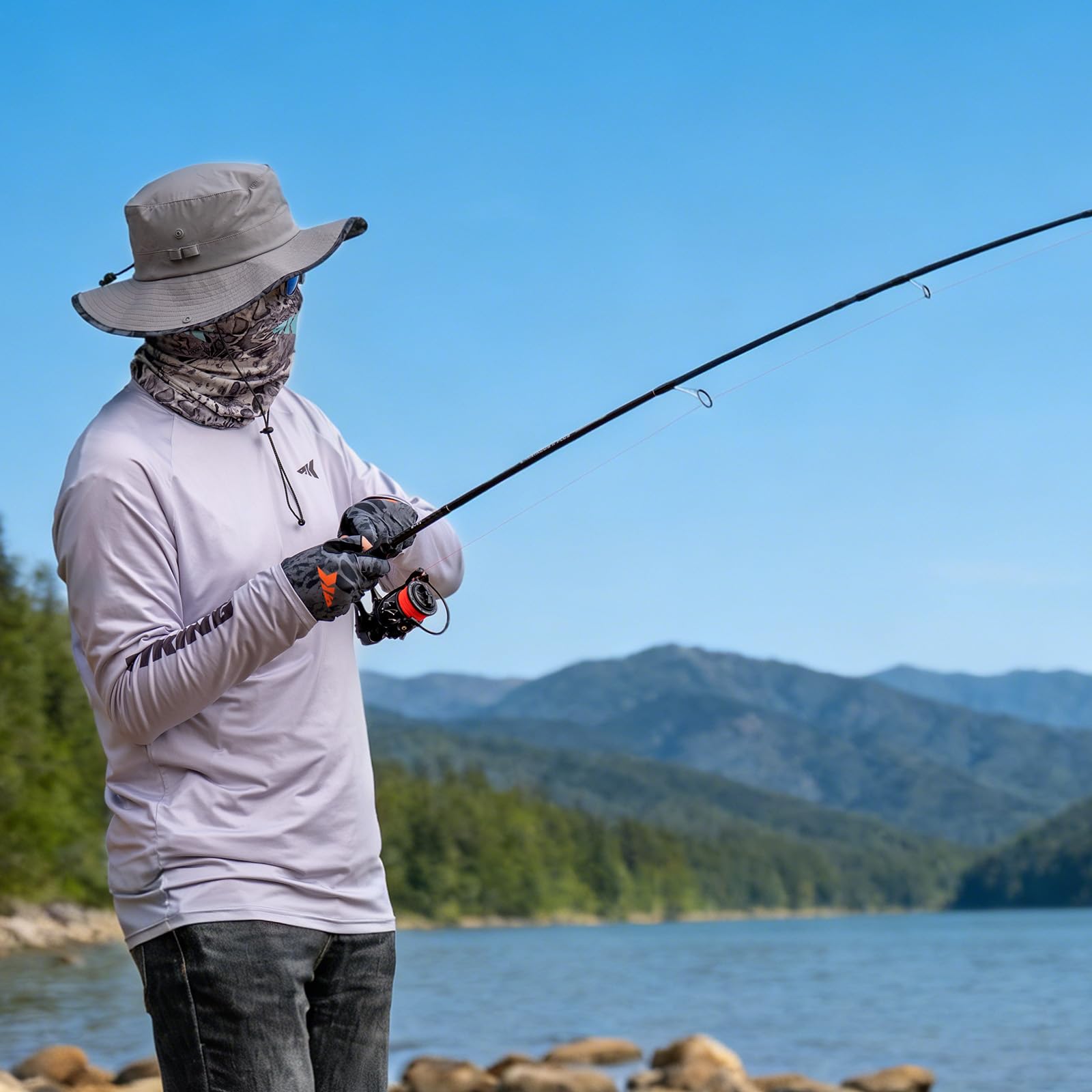 KastKing Spartacus II Plus Twin-Tip Spinning & Casting Rods, IM6 Graphite Blanks, Stainless Steel Frame with Zirconium Oxide Rings, 2-Piece Rods with Extra Tip Section, PTS, No-Slip Grip, Hook Keeper - Image 12