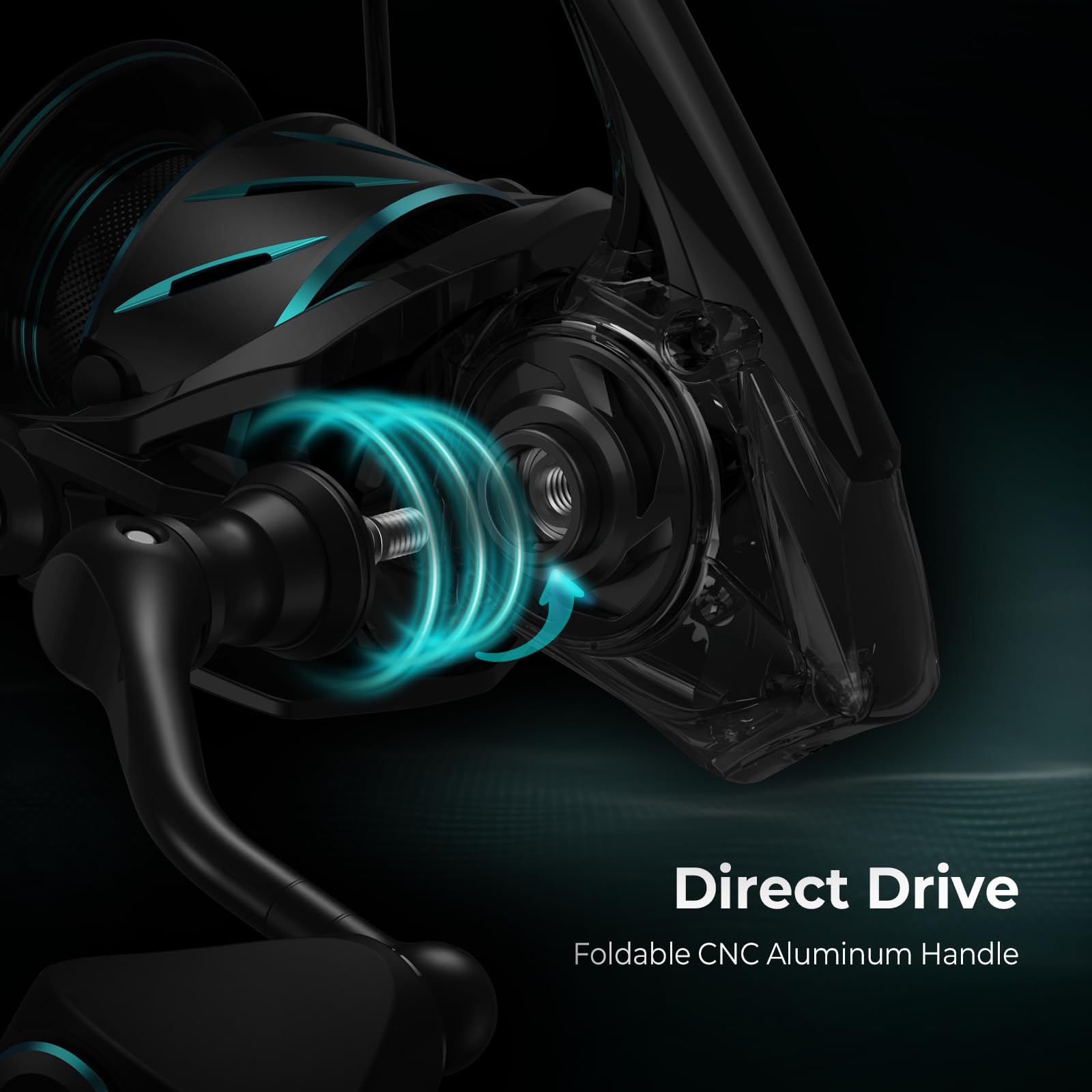 KastKing Verus Spinning Fishing Reel, 2025 Model, Ultra Lightweight 6.8oz Spinning Reel, Aerodynamic Reel Rotor, 6.2:1 Gear Ratio, Up to 22lbs Max Drag, EVA/3A Cork Handle Knobs - Image 12