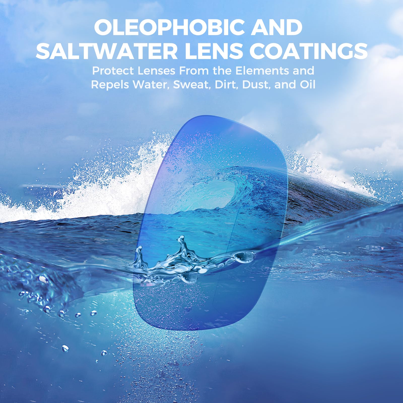 KastKing Waccamaw Polarized Bifocal Sunglasses, x1.5 x2.0 x2.5 Magnifications, Wrap Around Sport Reader Sunglasses for Men - Image 5