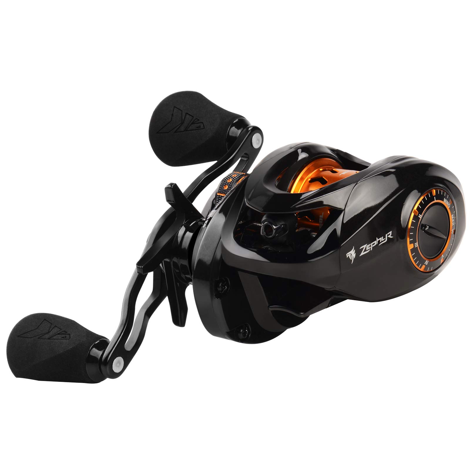 KastKing Zephyr Bait Finesse Baitcasting Reel, Carbon Fiber Fishing Reel - Drag Clicker Version, 7.2:1 Gear Ratio Fishing Reel - 5.6oz Lightweight Bait Finesse System Casting Reel - Image 9