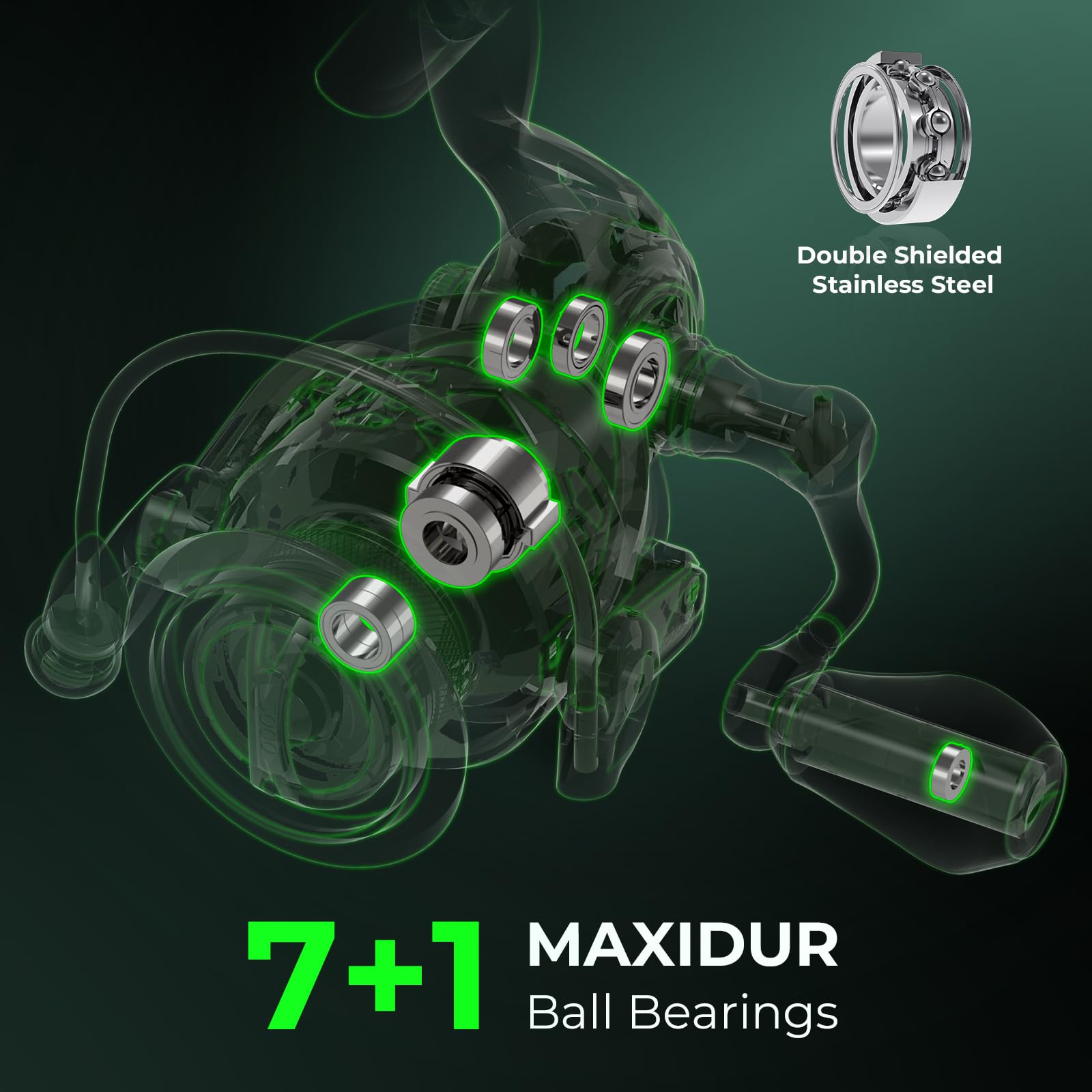 KastKing Zephyr Dual-tip Fishing Rod & Reel Combo, Dual Tips Section for Different Powers, IM6 Graphite 2Pc Blanks, KastFlex Technology, Rubber Cork Handle, Integrate Hook Keeper, 11 Models - Image 7